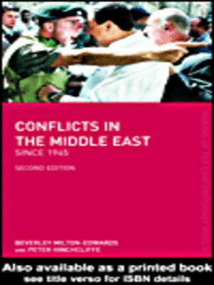 cover image of Conflicts in the Middle East since 1945
